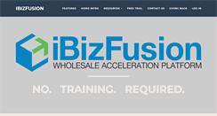 Desktop Screenshot of ibizfusion.com