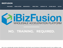 Tablet Screenshot of ibizfusion.com